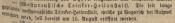 Doniesienie prasowe o planowanym otwarciu zakladu dla alkoholików w Zagórzu w gazecie Thorner Presse z 27 lipca 1892 roku