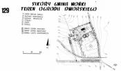 Plan założenia dworsko-ogrodowego w Sikorach - stan z 1988 r.
