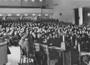 Wnętrze podczas procesu Alberta Forstera w kwietniu 1948 (gedanopedia.pl)