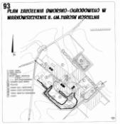 Plan założenia dworsko-ogrodowego w Markopwszczyźnie II - stan z 1988 r.