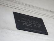 synagoga - tablica