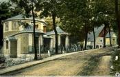 Lata 1915-1917: budynek gazowni miejskiej i tuż za nim budynek łażni miejskiej (rozebrany w l. 80-tych XX w.)
