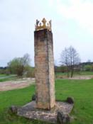 Obelisk upamietniajacy wypadek króla